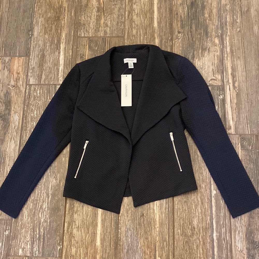 NWT Women’s Calvin Klein dark gray jacket size small